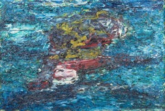 Scandinavian artist. Expressive abstract composition. Oil on canvas. Ca 1960s