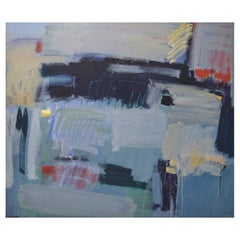 Scandinavian Artist, Oil on Canvas, Abstract Composition, 1960s