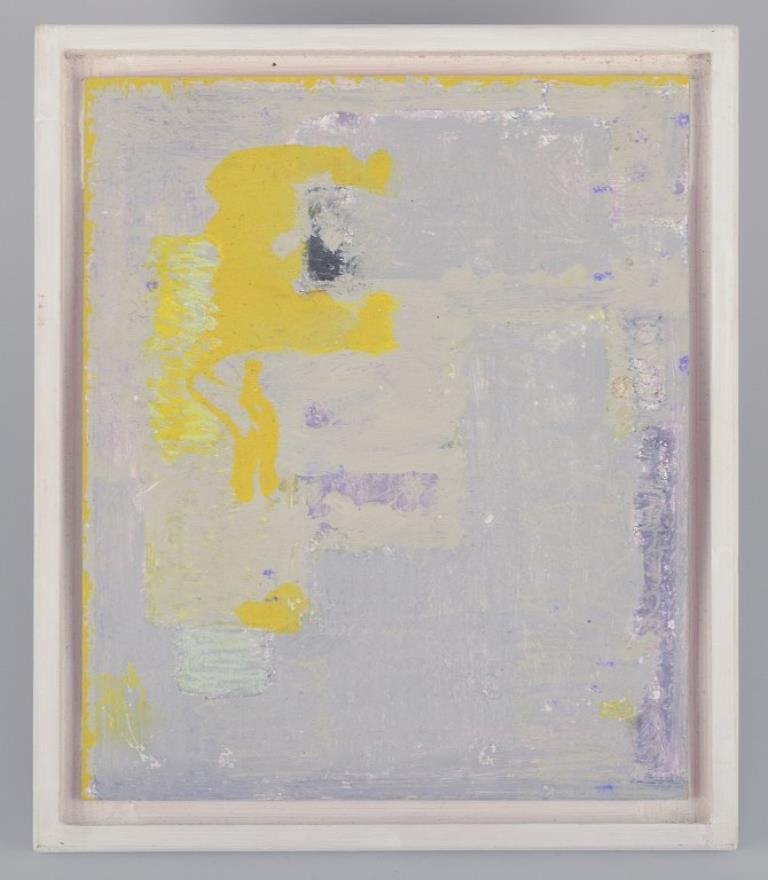 Scandinavian artist. Oil on cardboard. Abstract composition.
Signed and dated 2012 on the back.
Perfect condition.
Dimensions: Width 25.0 cm x Height 30.0 cm.
Total dimensions: Width 29.0 cm x Height 34.0 cm.