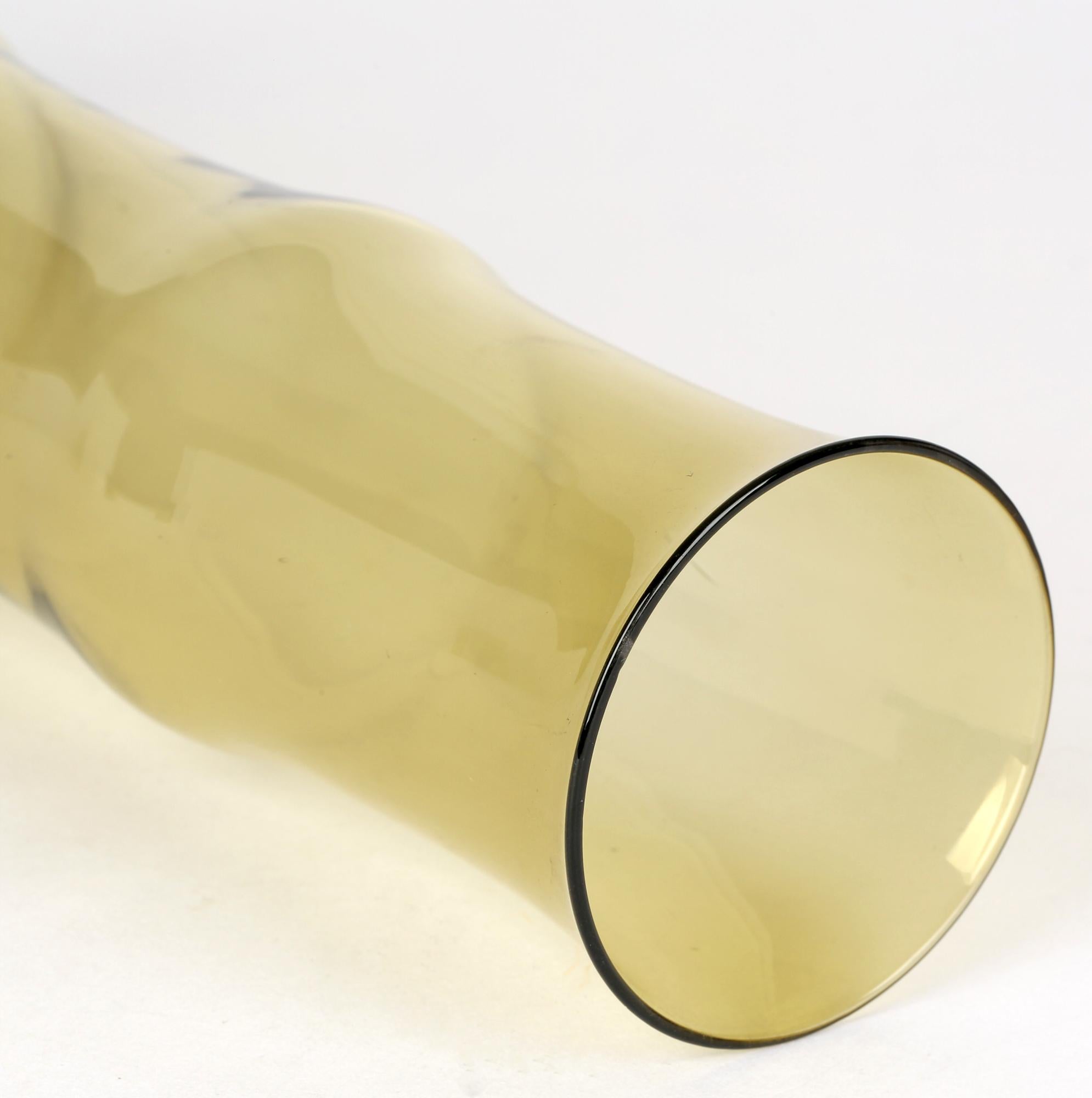 glass bamboo vase