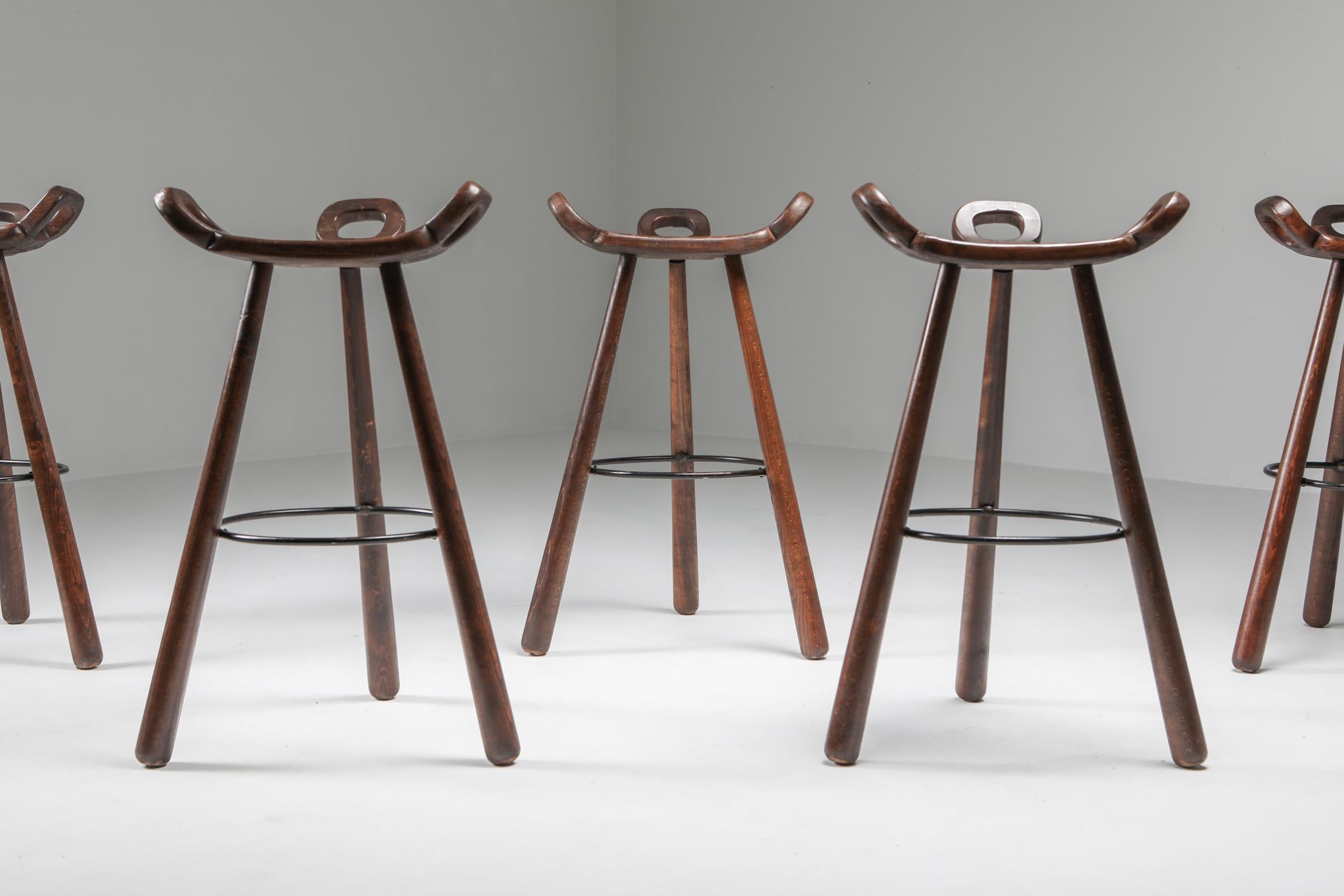 scandinavian style bar stools