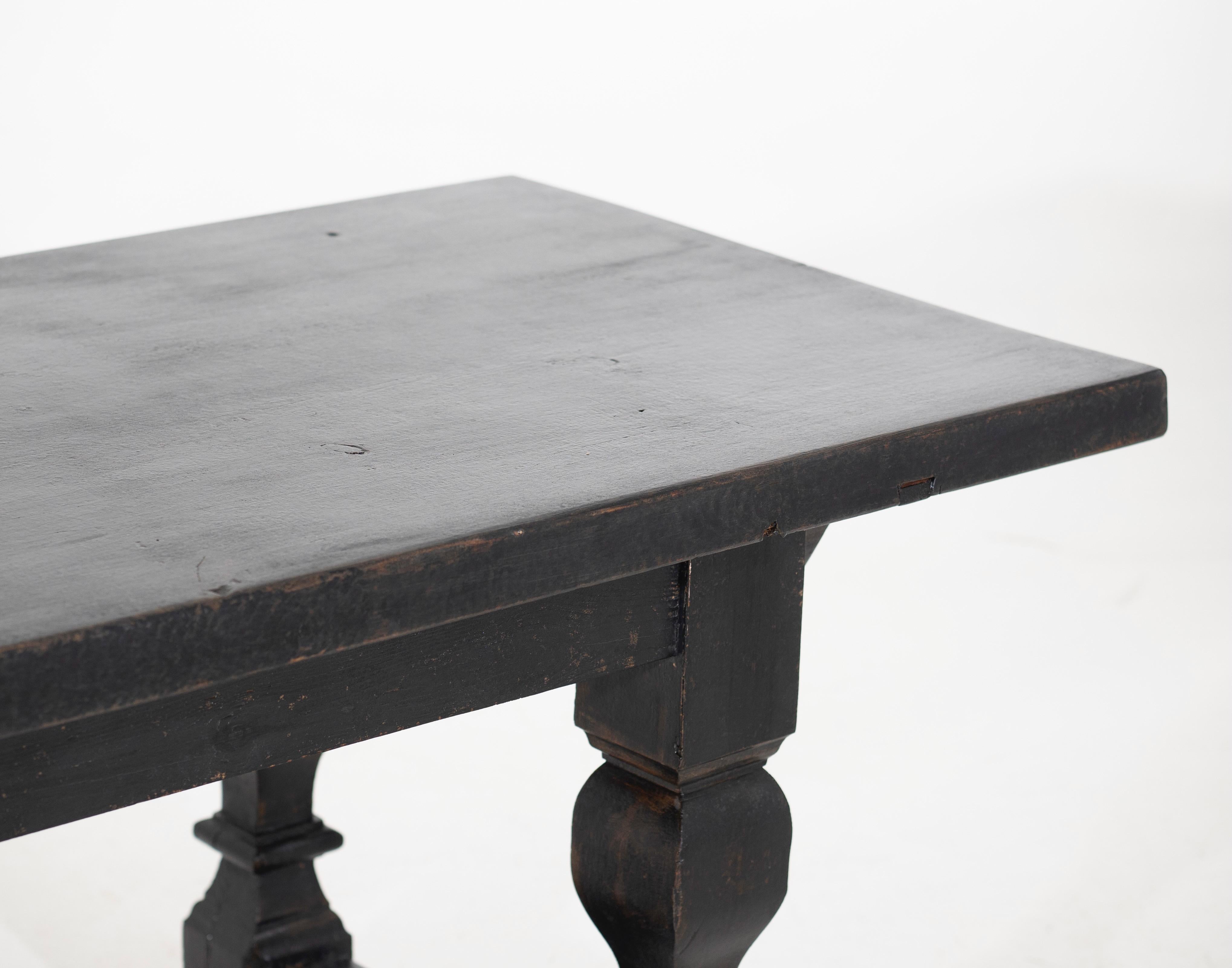 18th Century and Earlier Scandinavian Baroque Table, 18th Century For Sale