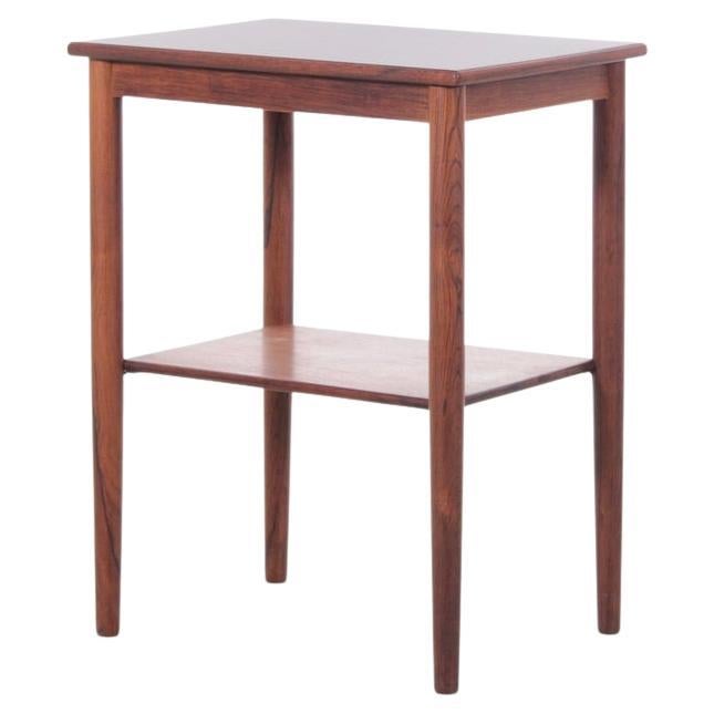 Scandinavian Bedside Rosewood Table by Børge Mogensen