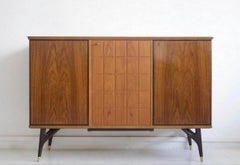 Scandinavian Beech and Teak Wood Sideboard by Tabergs Mobler