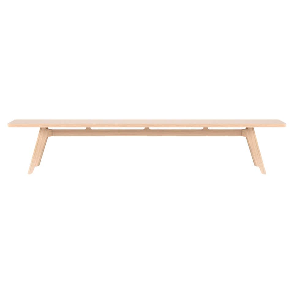 RS Barcelona You and Me 220 Bench in Oak with Black Legs by A.P.O. For ...