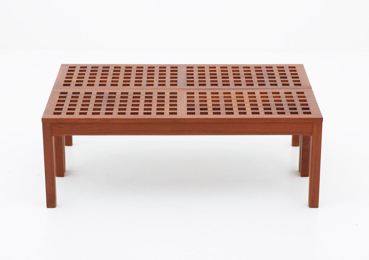 Scandinavian Benches in Teak by John Vedel-Rieper for Källemo, 1960s In Good Condition For Sale In Karlstad, SE