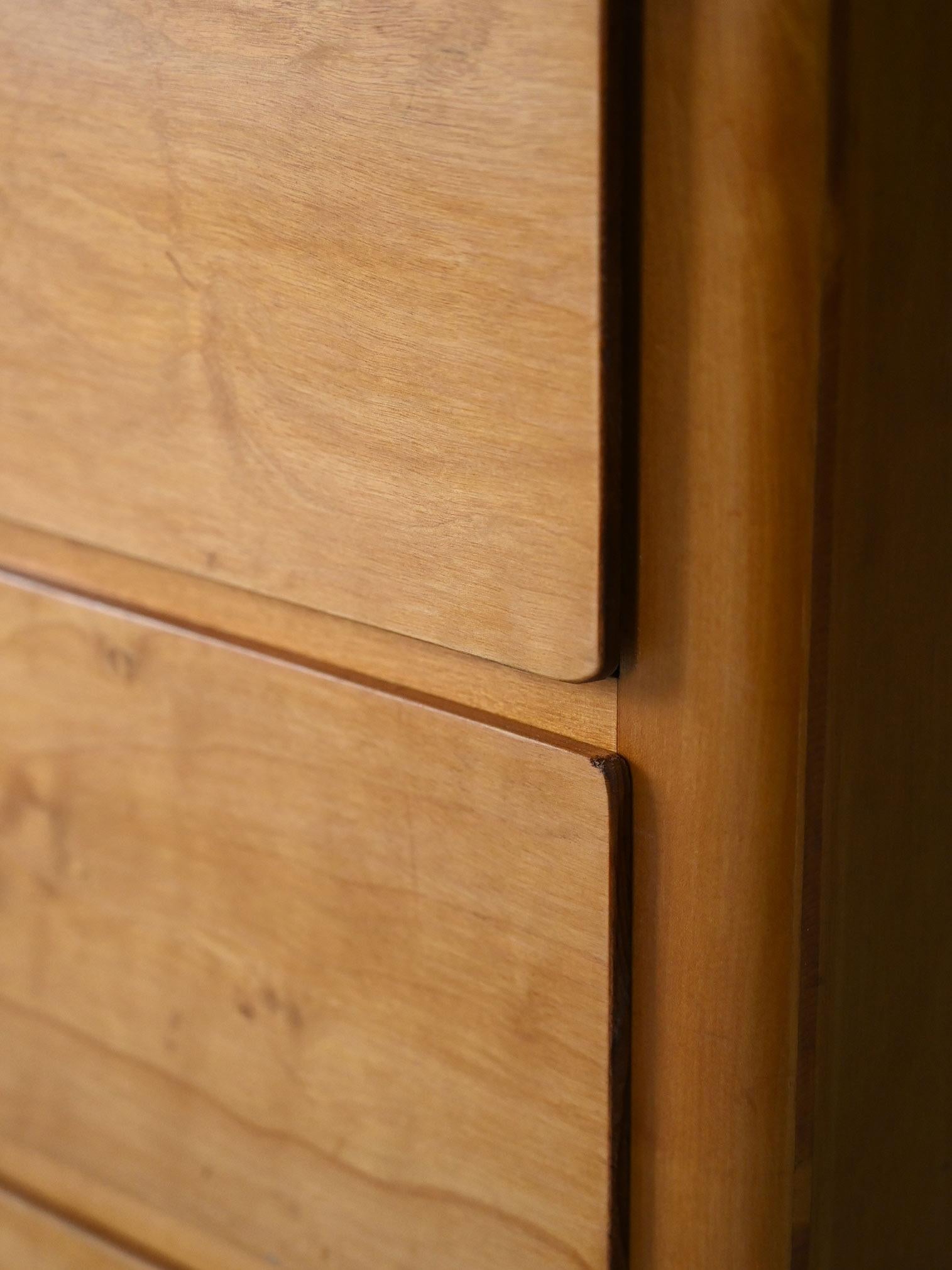 Scandinavian birch chest of drawers 2