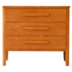 Scandinavian birch chest of drawers