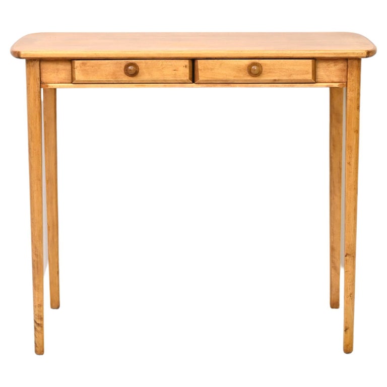 Scandinavian Birch Desk For Sale at 1stDibs