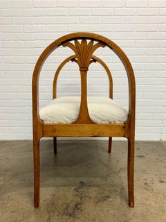 Scandinavian Birch Hall Bench