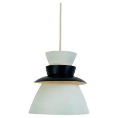 Scandinavian Black 
White Pendant light, Mid-Century Modernism, Artek Finland