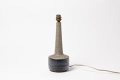 Scandinavian Blue and Grey Ceramic Table Lamp  Per Linnemann for Palshus Design