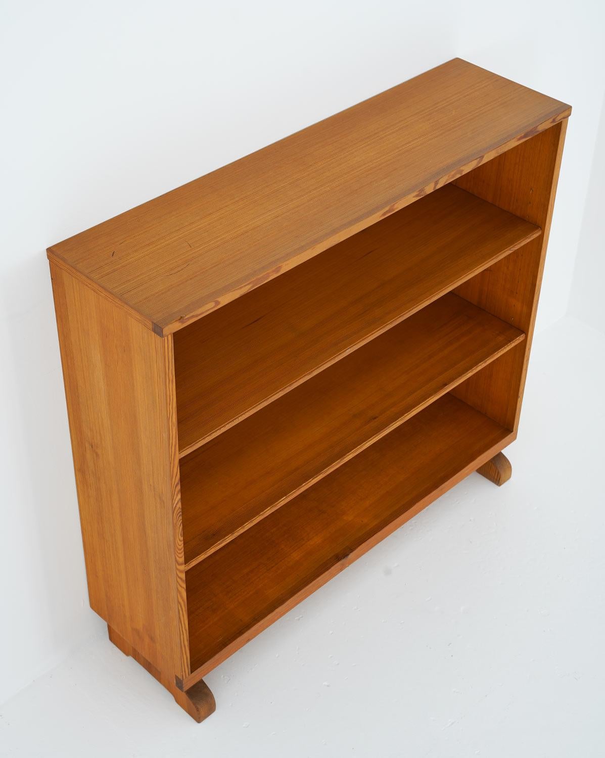 Scandinavian Modern Scandinavian Bookcase in Pine by Carl Malmsten For Sale
