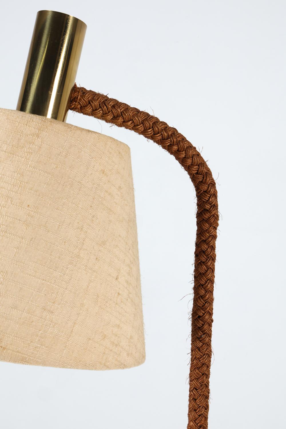 Mid-Century Modern Lampadaire scandinave en laiton, vers 1960 en vente