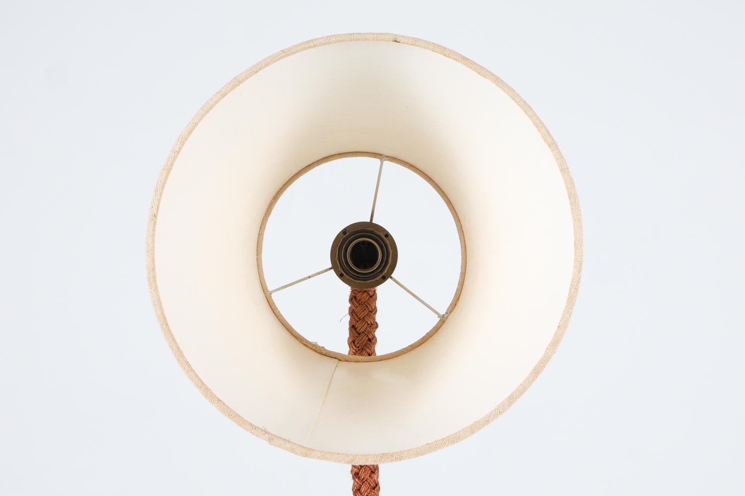 Laiton Lampadaire scandinave en laiton, vers 1960 en vente