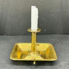 Scandinavian Brass Push Up Chamber Candle Holder with Tray