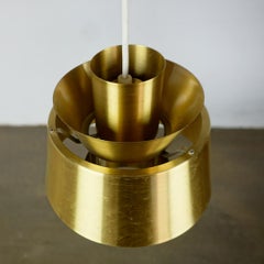 Scandinavian Brass Tivoli Pendant Lamp by Jorn Utzon for Nordisk Solar Sweden