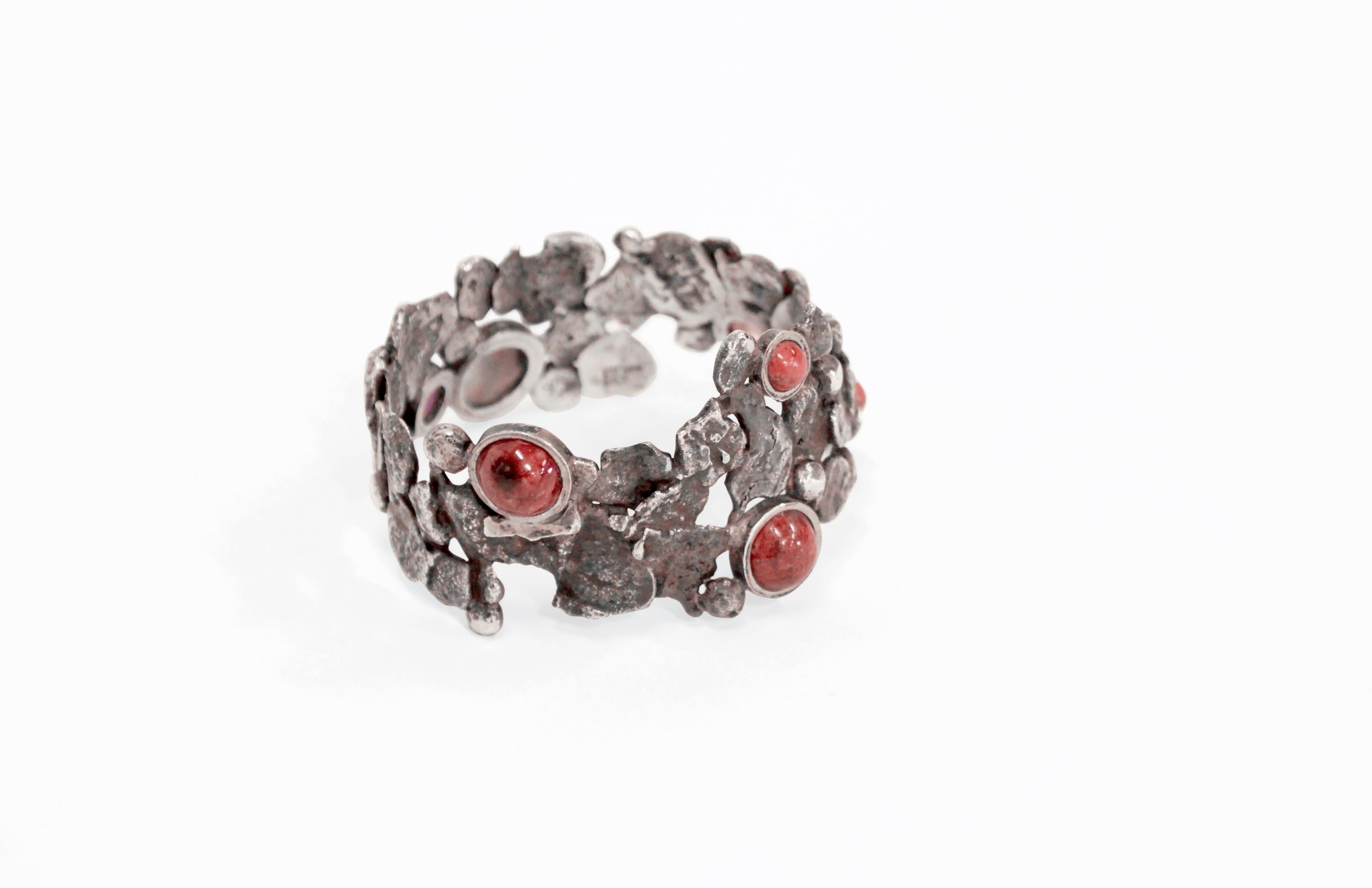 Women's Scandinavian Brutalist Bracelet by Konrad Mehus, Norway, 1973 For Sale