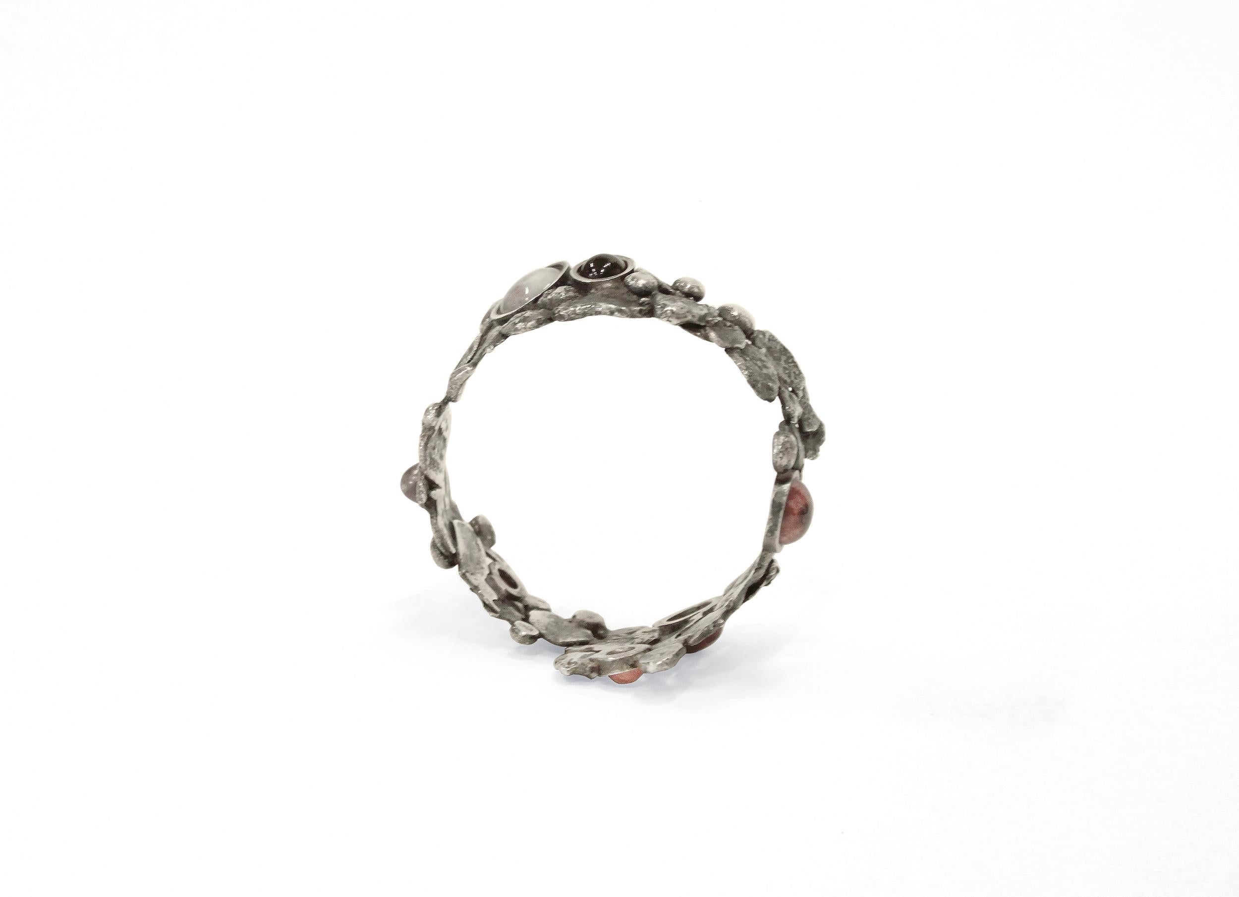 Scandinavian Brutalist Bracelet by Konrad Mehus, Norway, 1973 For Sale 1