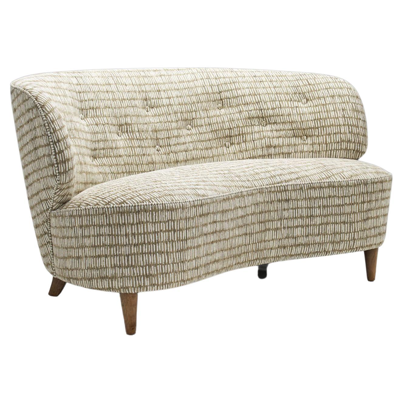 Skandinavisches Möbelschreiner-Sofa aus der Mitte des Jahrhunderts, skandinavisch, 1950er Jahre 