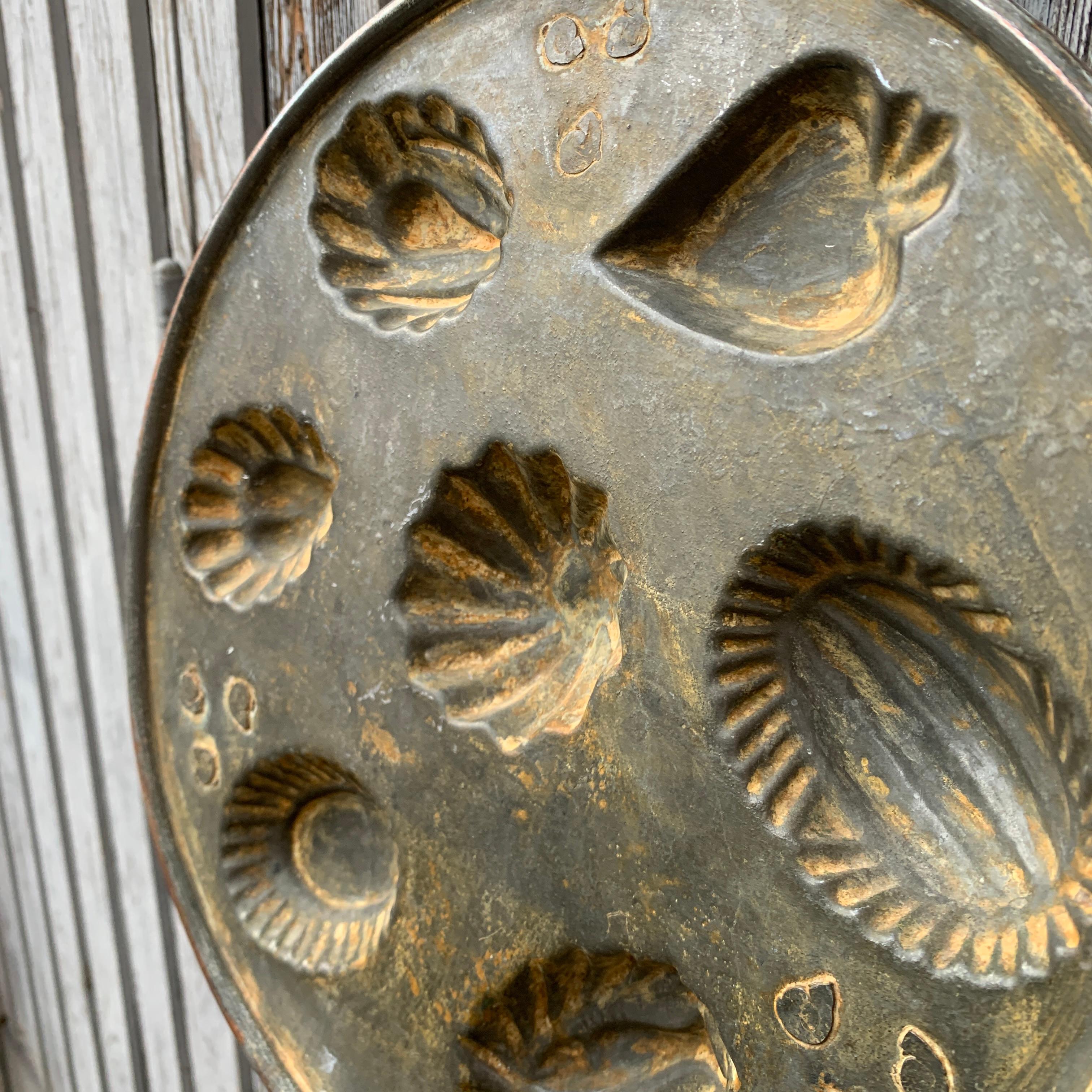 Scandinavian Cake Copper Pan, Early 19th Century In Good Condition In Haddonfield, NJ
