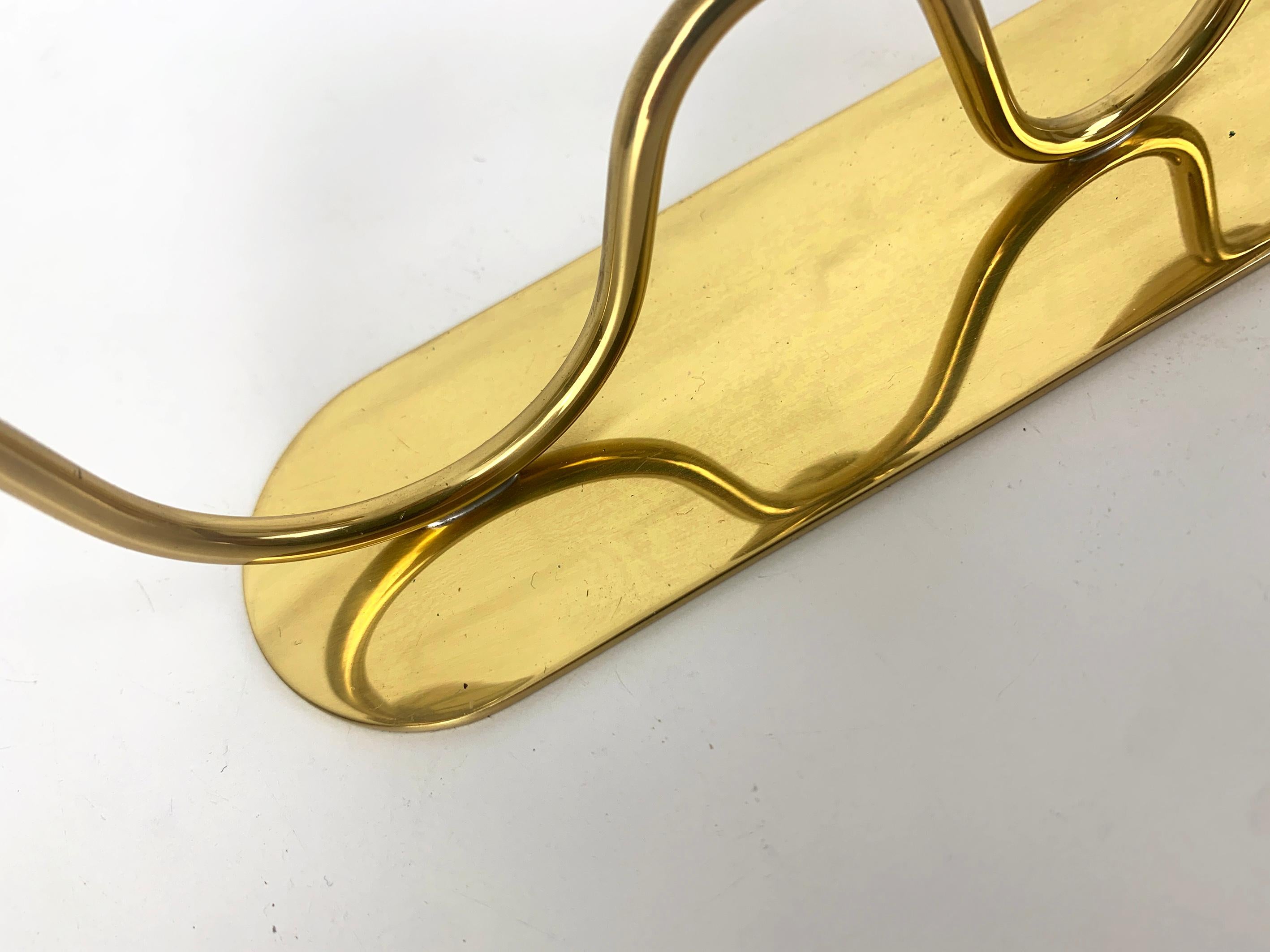 Candelabro scandinavo in ottone di Gunnar Ander per Ystad Metal, Svezia, anni '50 In condizioni buone in vendita a Vorst, BE