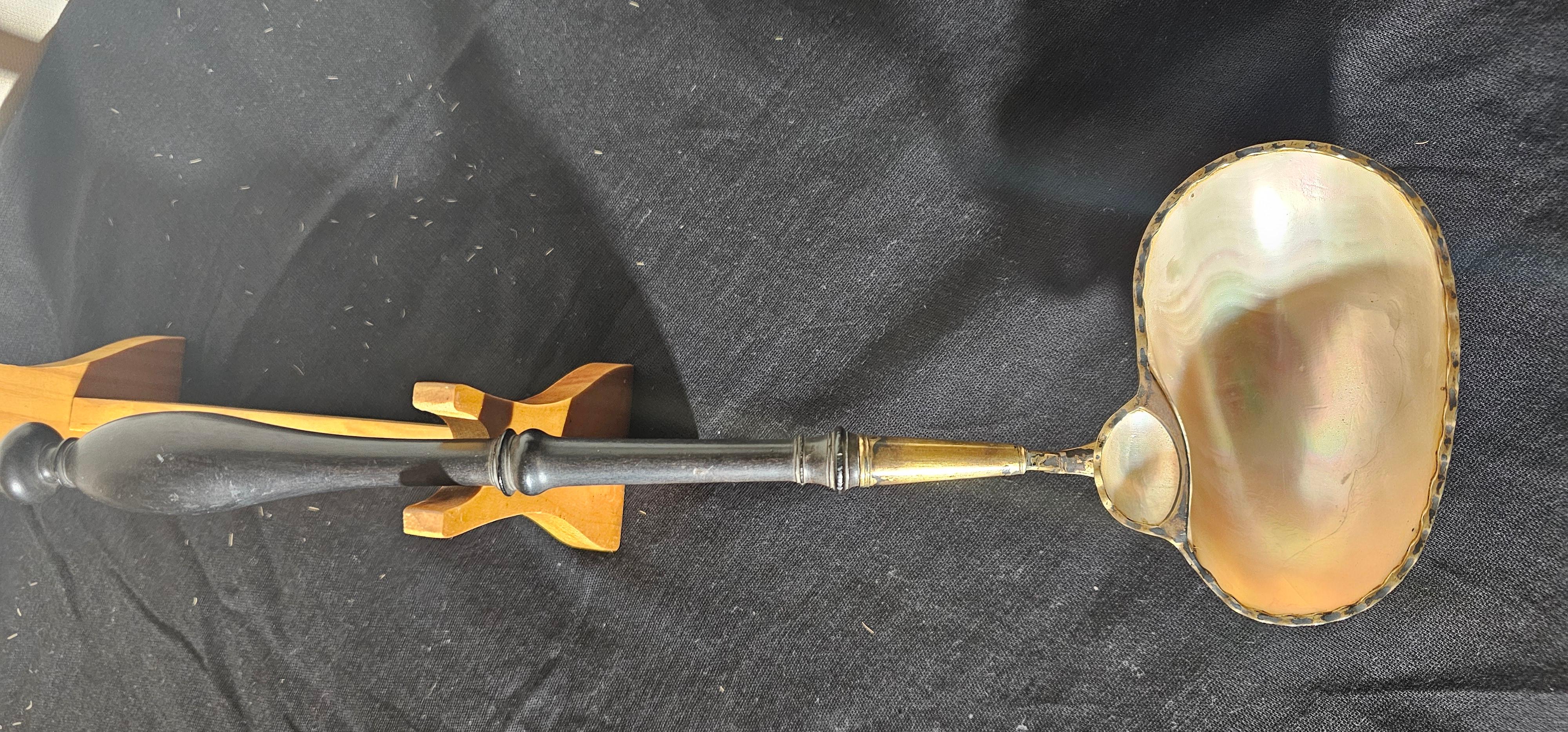 Mother-of-Pearl Scandinavian Caviar Ladel For Sale