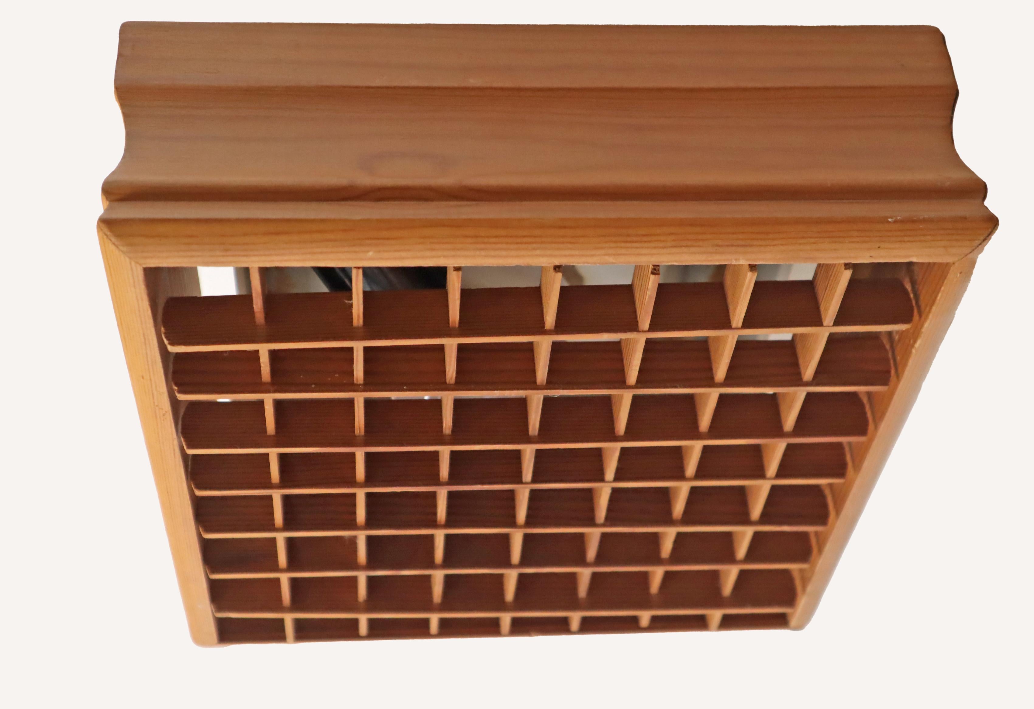 Scandinavian Ceiling Lamp made of Pinewood, Sweden 1960s For Sale 9