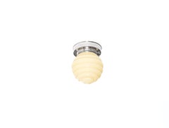 Scandinavian Mid-Century Flush Mount Ceiling Light, 1950s