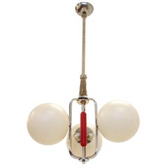 Scandinavian Ceiling Light, 1950s