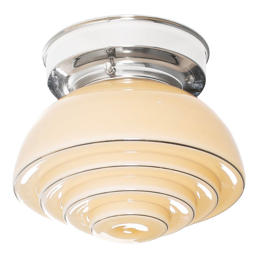 Plafonnier encastré scandinave du milieu du siècle, années 1950
