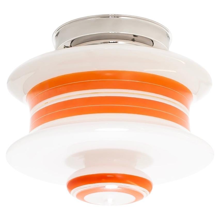 Scandinavian Mid-Century Flush Mount Ceiling Light, 1950s For Sale