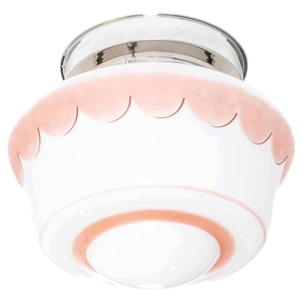Scandinavian Mid-Century Flush Mount Ceiling Light, 1950s