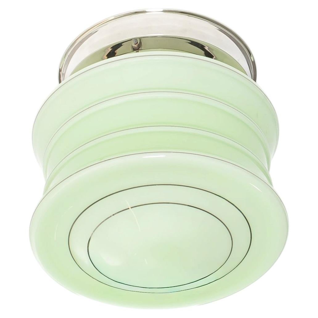 Scandinavian Mid-Century Flush Mount Ceiling Light, 1950s