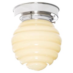Scandinavian Mid-Century Flush Mount Ceiling Light, 1950s