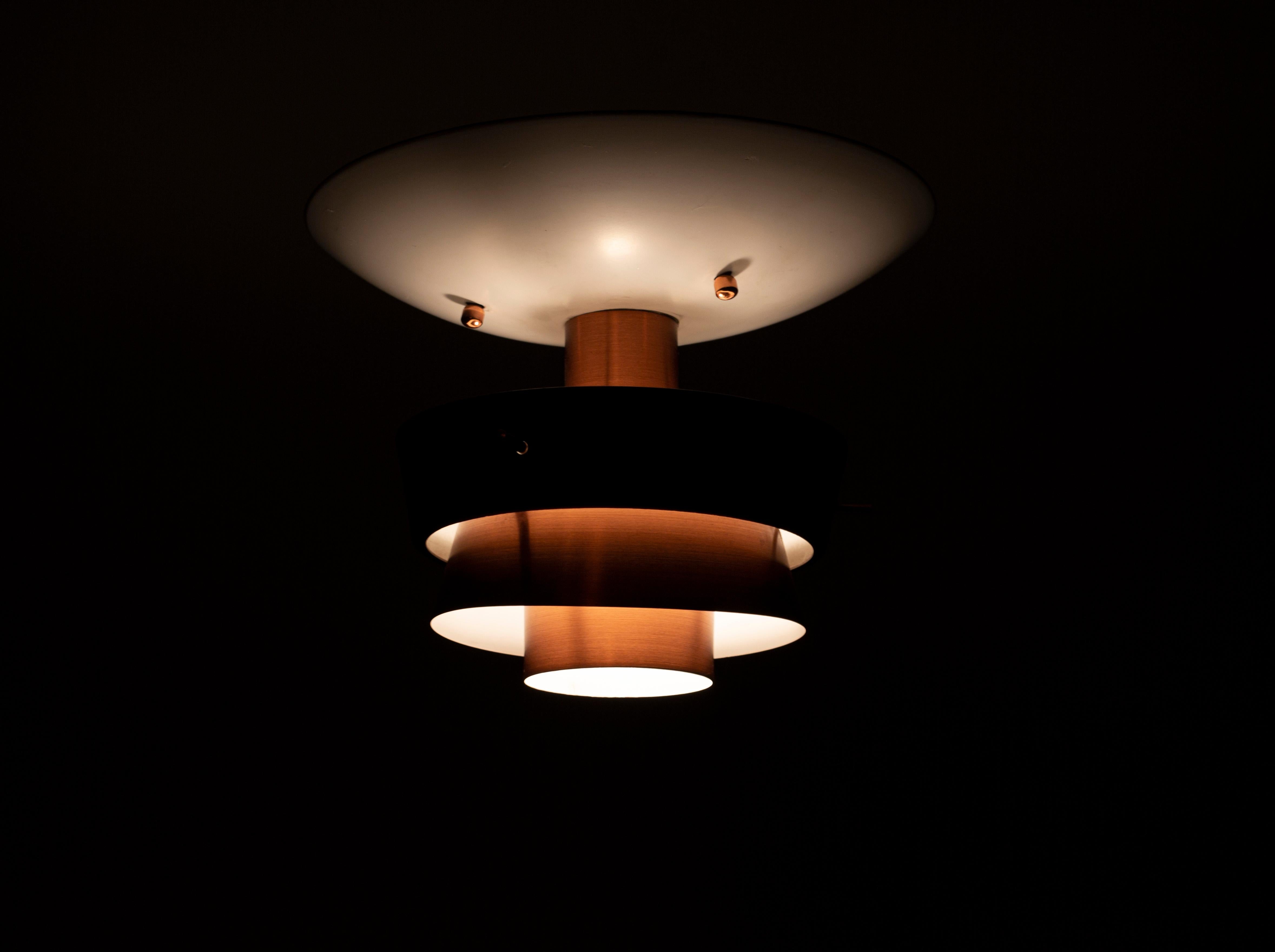 Mid-20th Century Scandinavian Ceiling Light by Tr&Co, Norway, 1960s