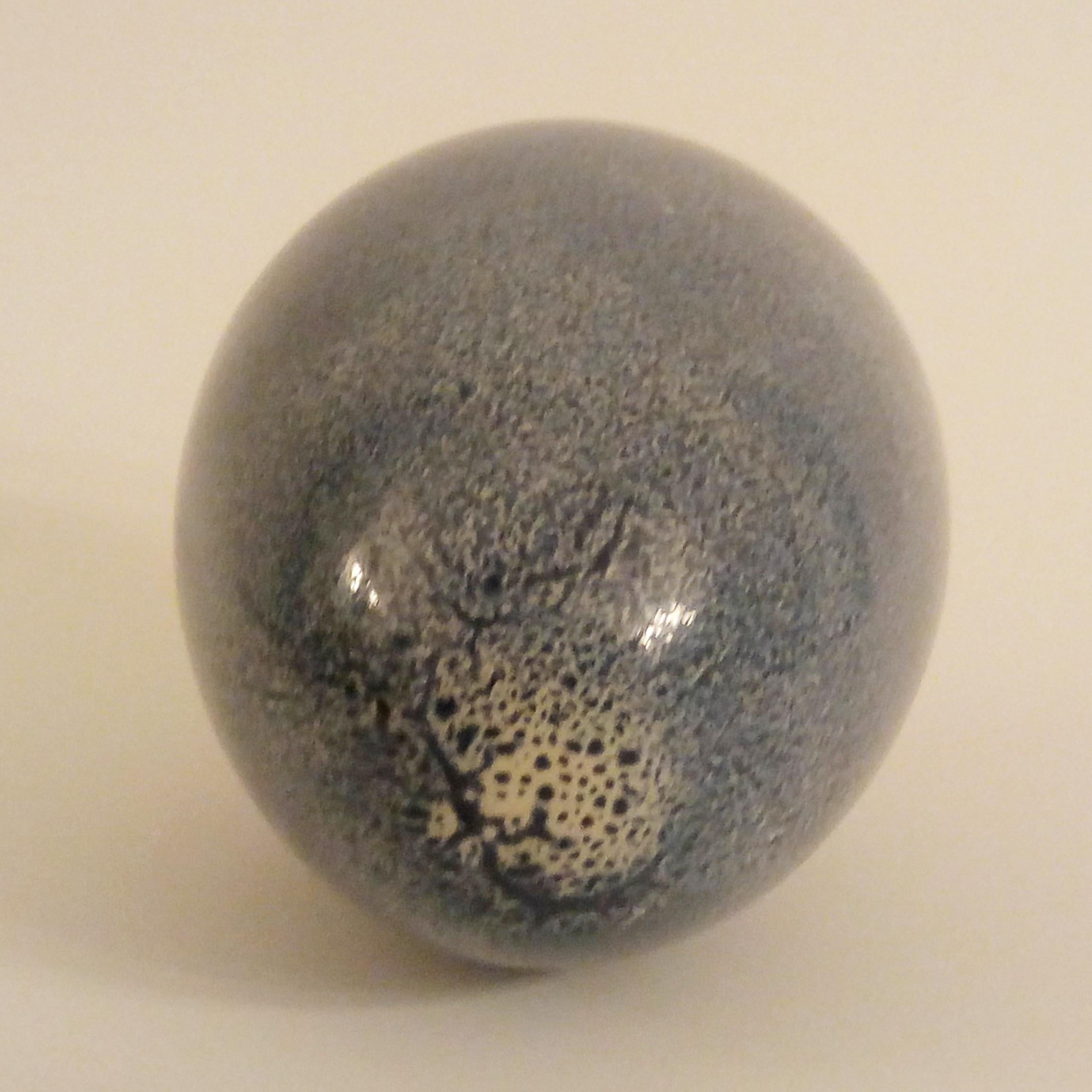 Scandinavian Ceramic Egg by Per Liliengren, Sweden 1960s In Excellent Condition For Sale In Bochum, NRW