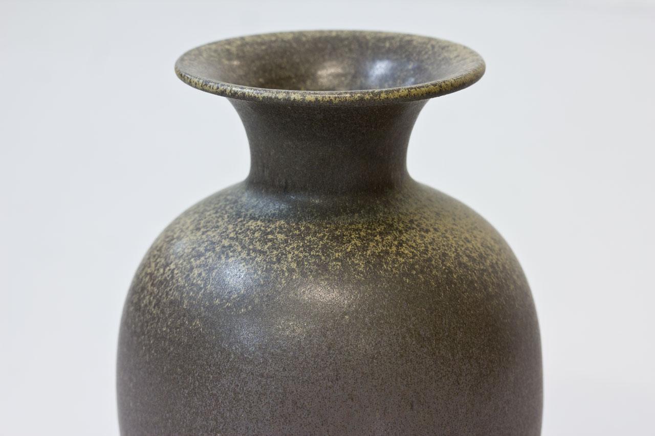 Scandinavian Ceramic Floor Vase in Stoneware, Sweden, 1960s In Good Condition In Stockholm, SE