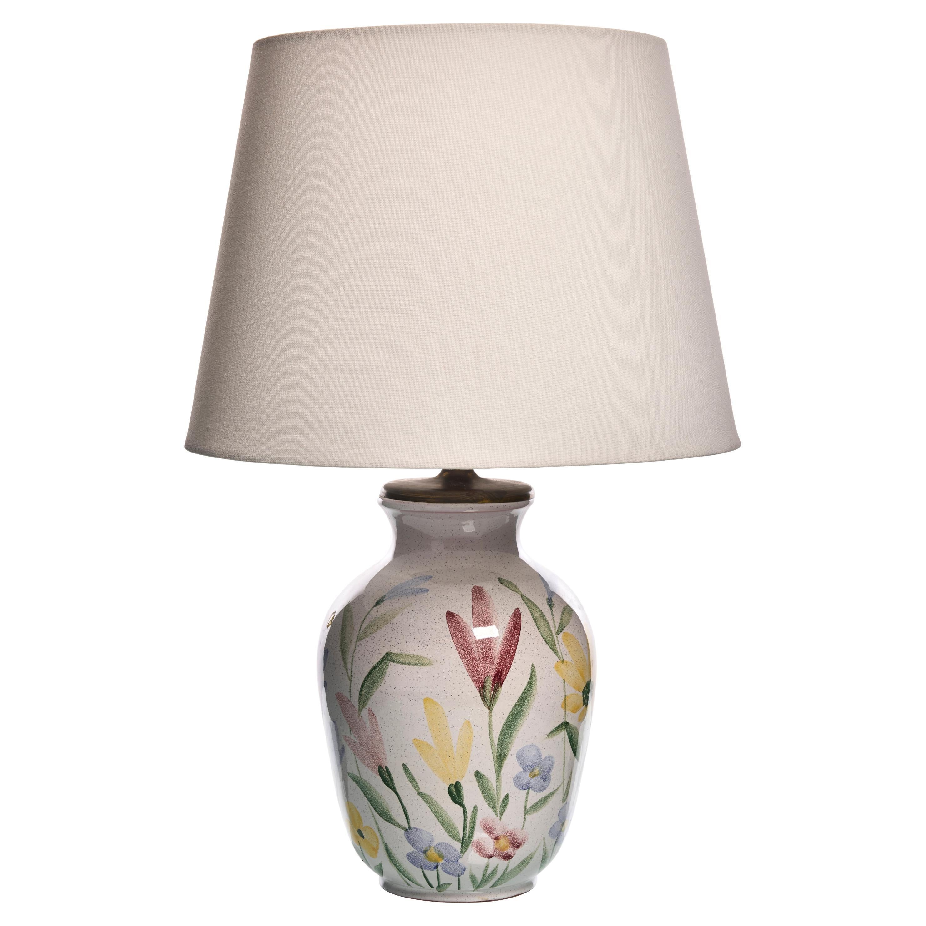 Lampada scandinava in ceramica di Ulla Ahlgren per Alingsås Keramik