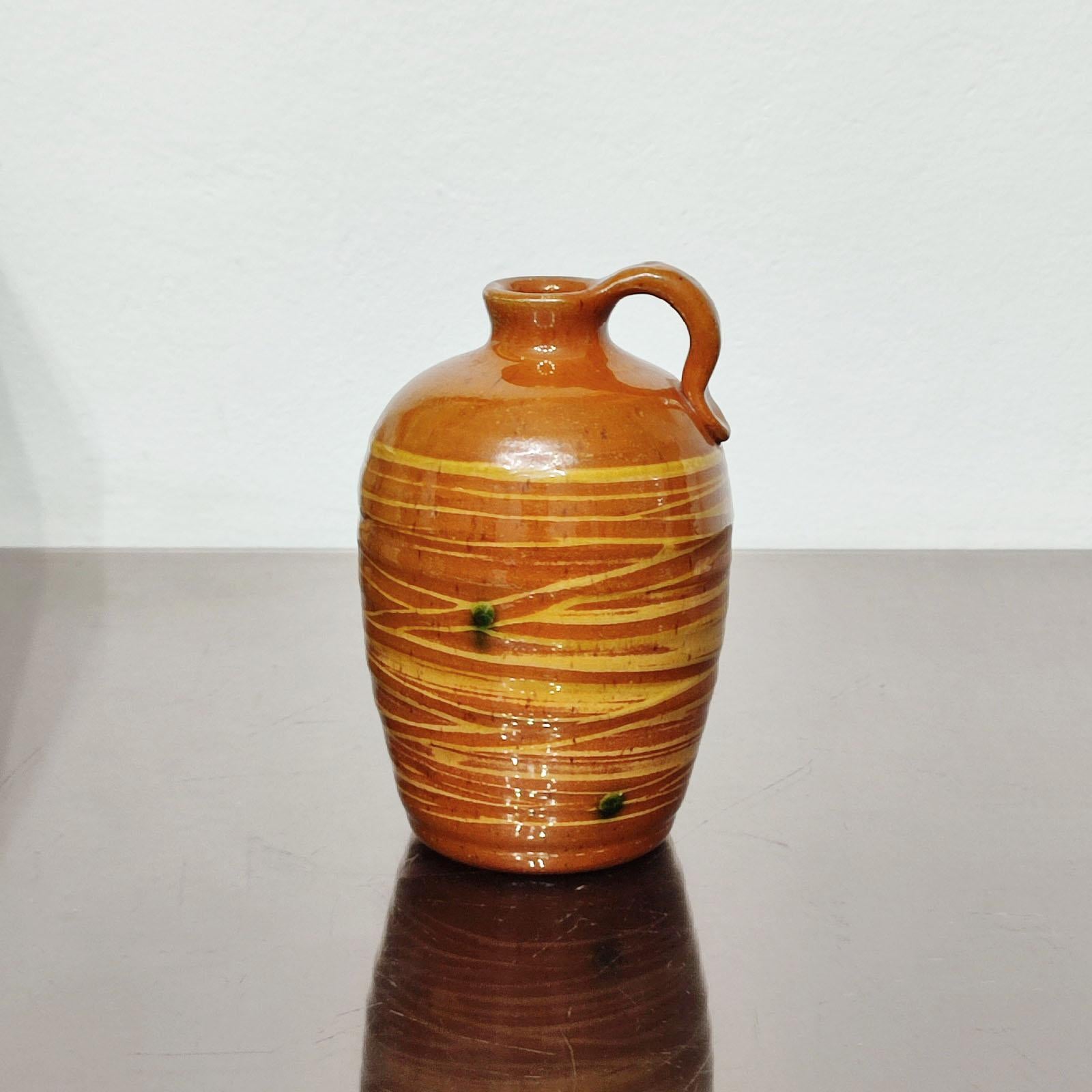 Mid-Century moderno Brocca in ceramica scandinava, Ville Sjöholm, Höganäs, Svezia 1950 in vendita