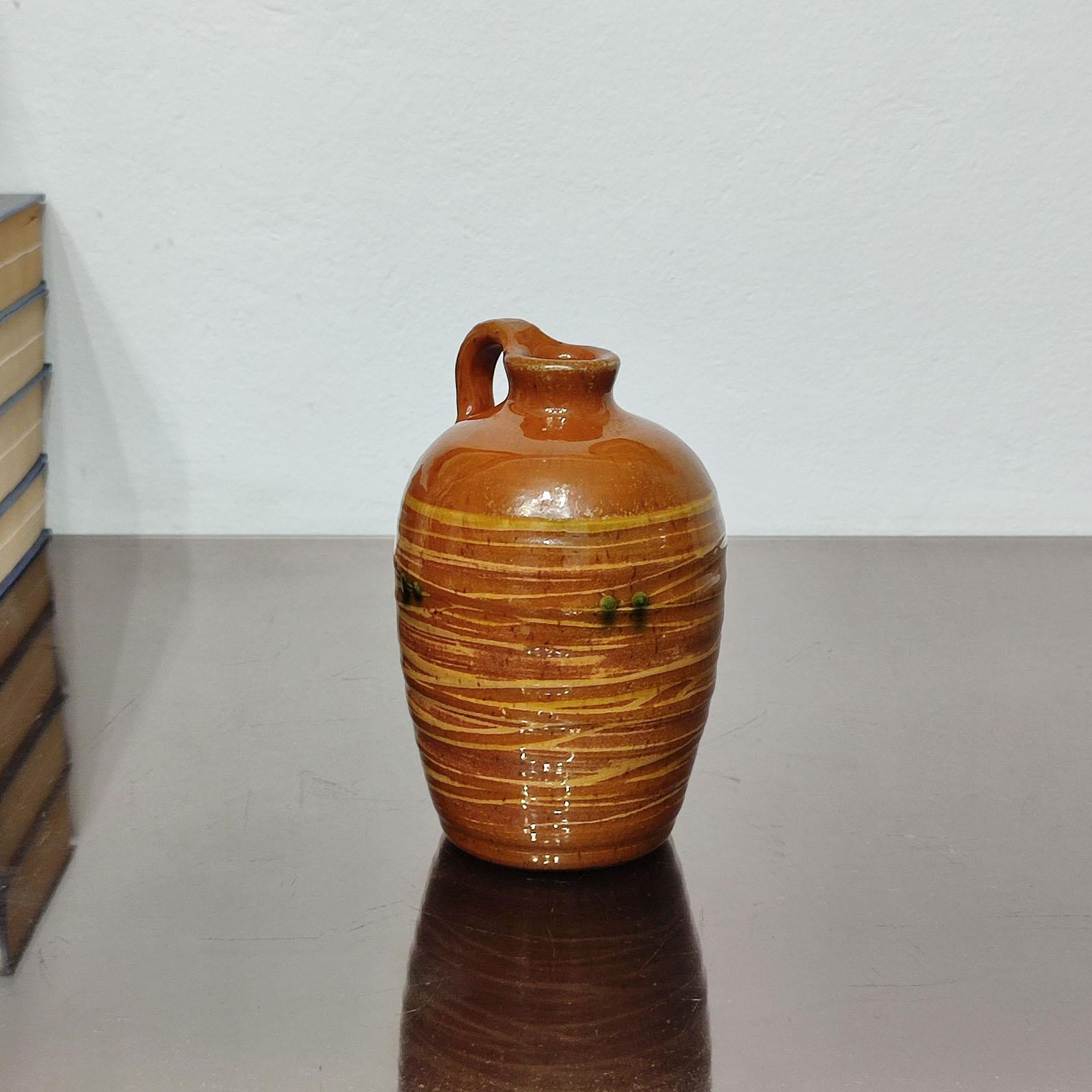Fatto a mano Brocca in ceramica scandinava, Ville Sjöholm, Höganäs, Svezia 1950 in vendita