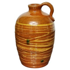 Scandinavian Ceramic Pitcher, Ville Sjöholm, Höganäs, Sweden 1950s