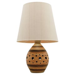 Lampada da tavolo scandinava in ceramica, anni '60