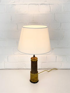 Scandinavian Ceramic Table Lamp, Nils Kähler for HAK, Denmark