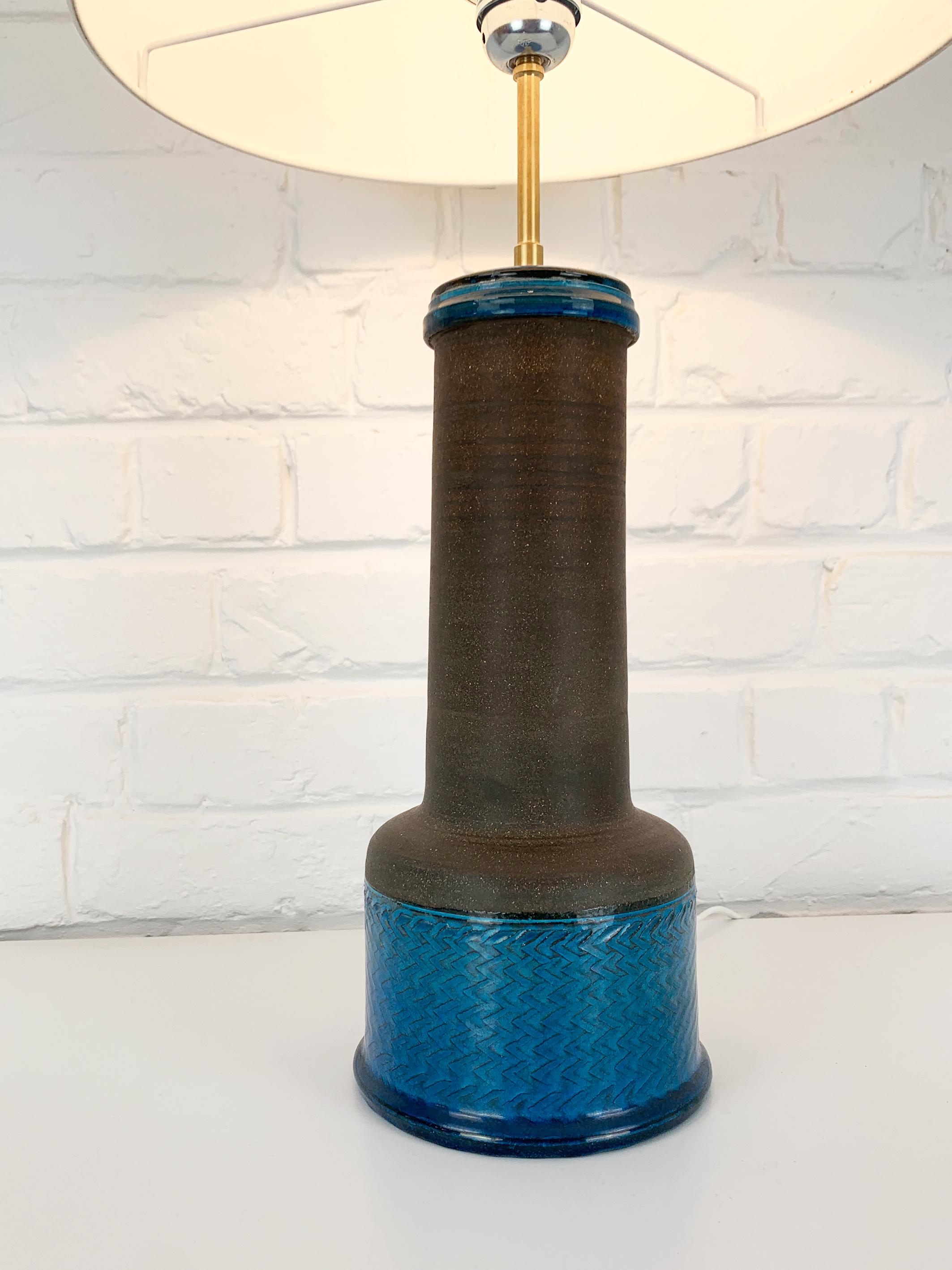 Scandinavian Modern Scandinavian Ceramic Table Lamp, Nils Kähler for HAK, Denmark For Sale