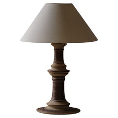 Scandinavian Ceramic Table Lamp, Tue Poulsen, Mid-Century Modern, Denmark, 1970s