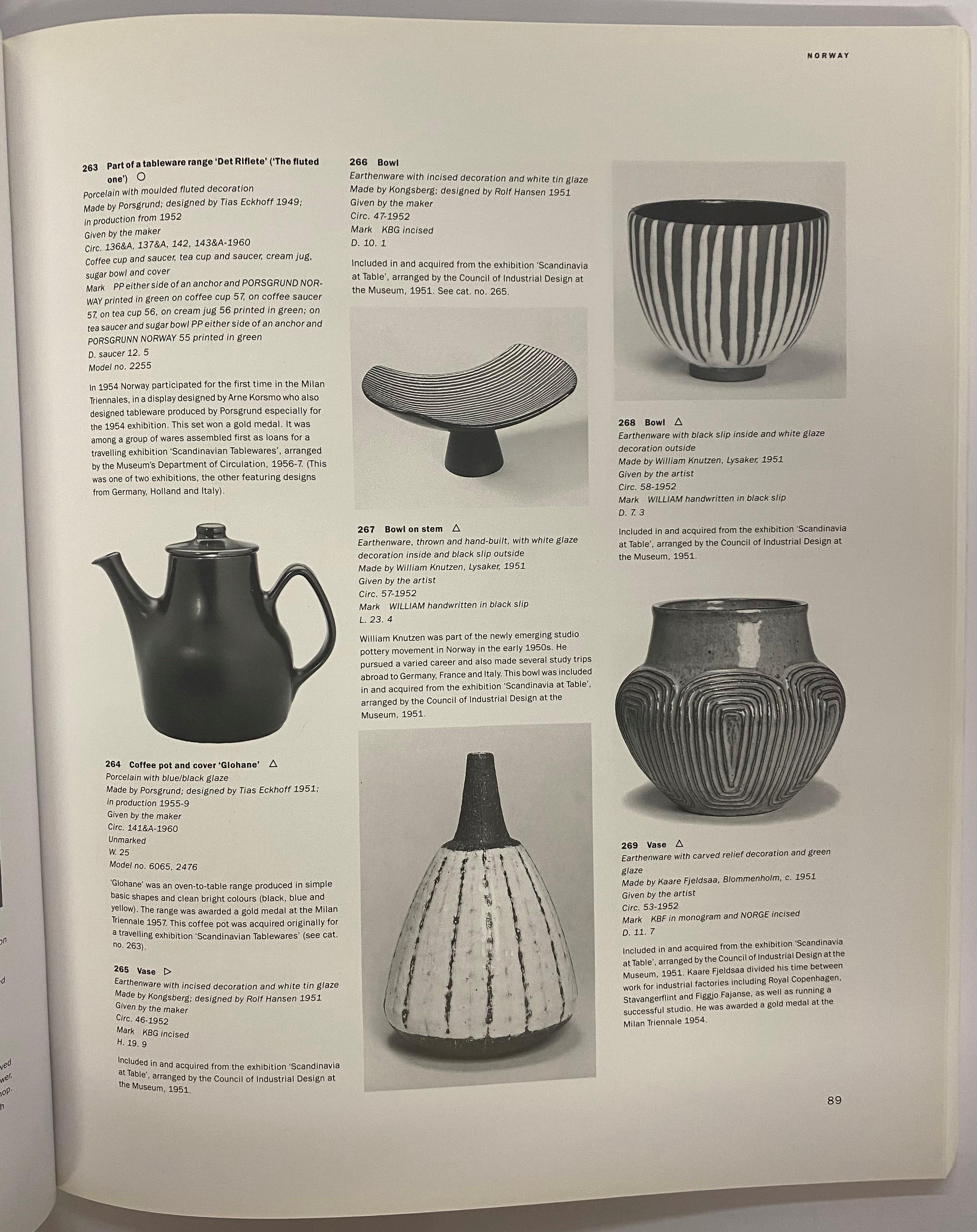 Scandinavian Ceramics & Glass in the Twentieth Century (Book) For Sale 5