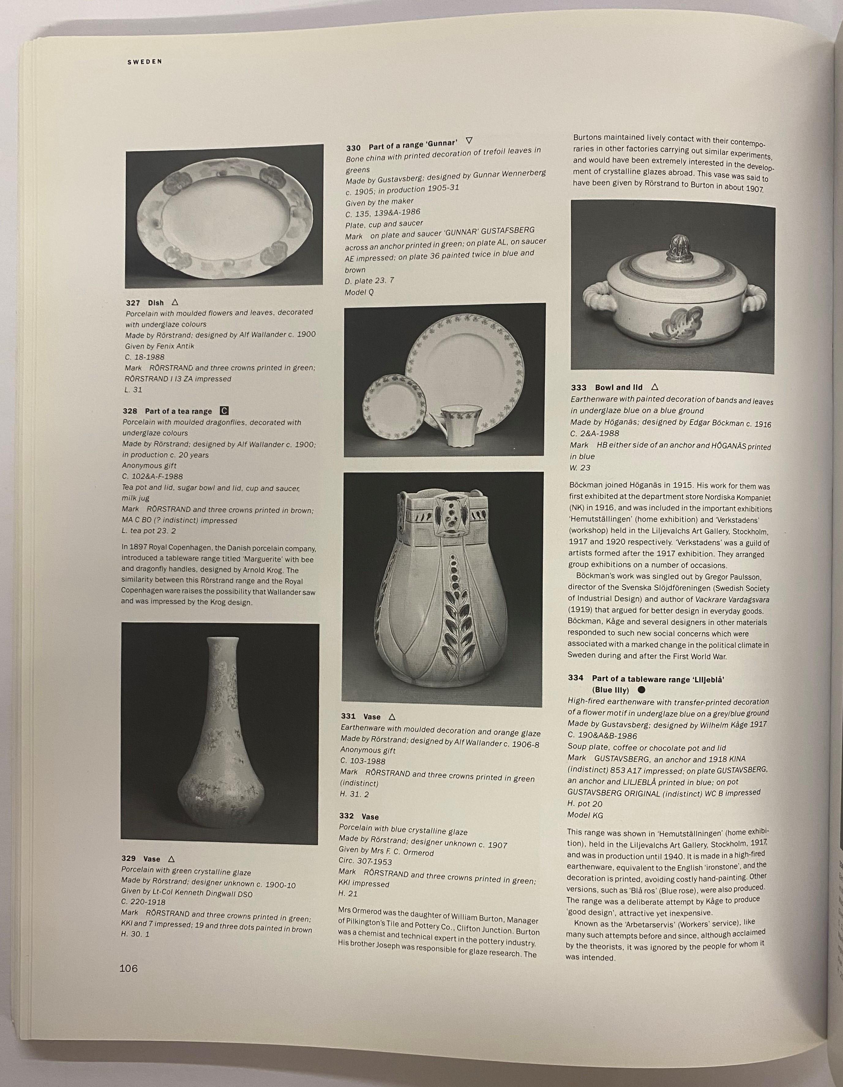 Scandinavian Ceramics & Glass in the Twentieth Century (Book) For Sale 7