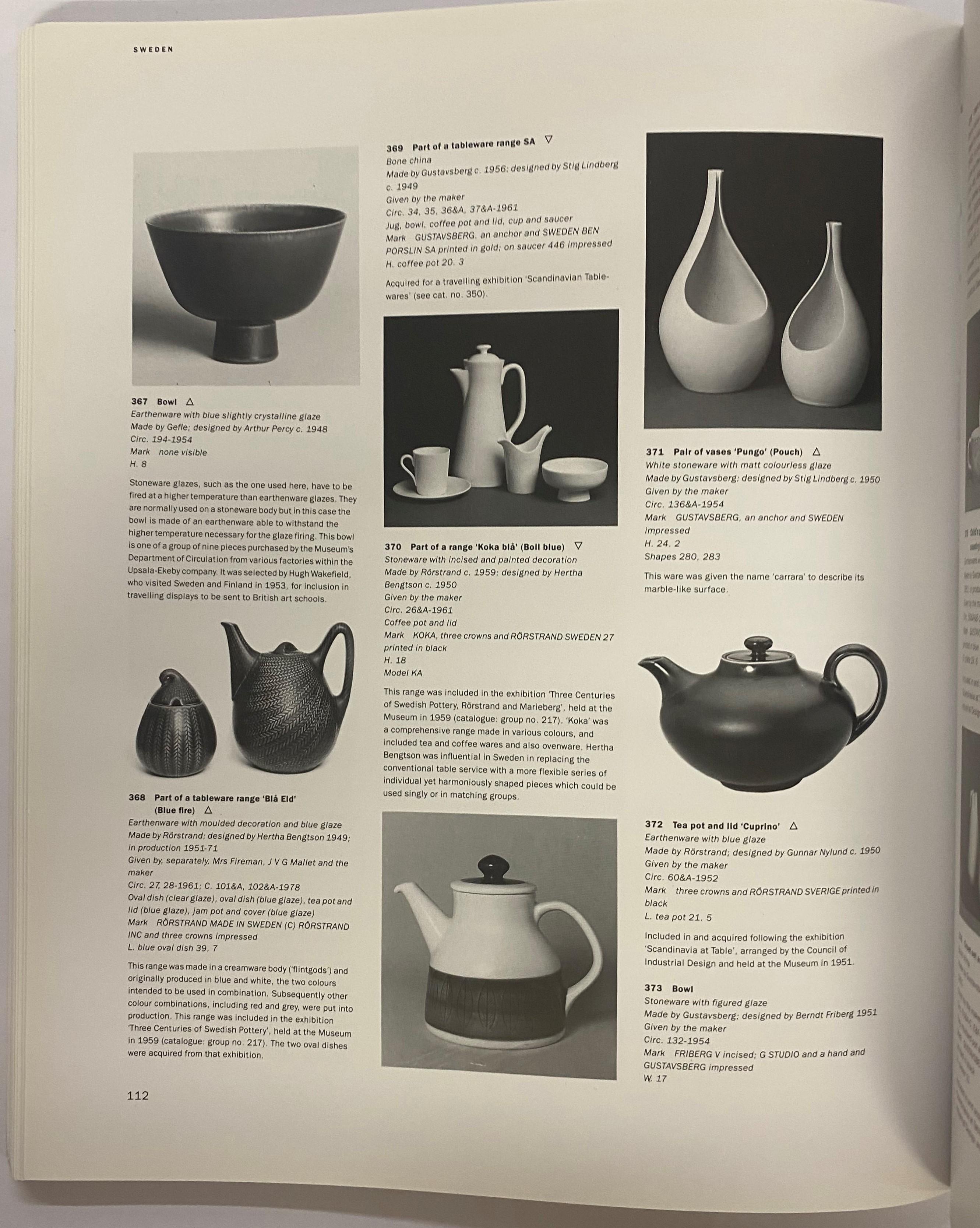 Scandinavian Ceramics & Glass in the Twentieth Century (Book) For Sale 8