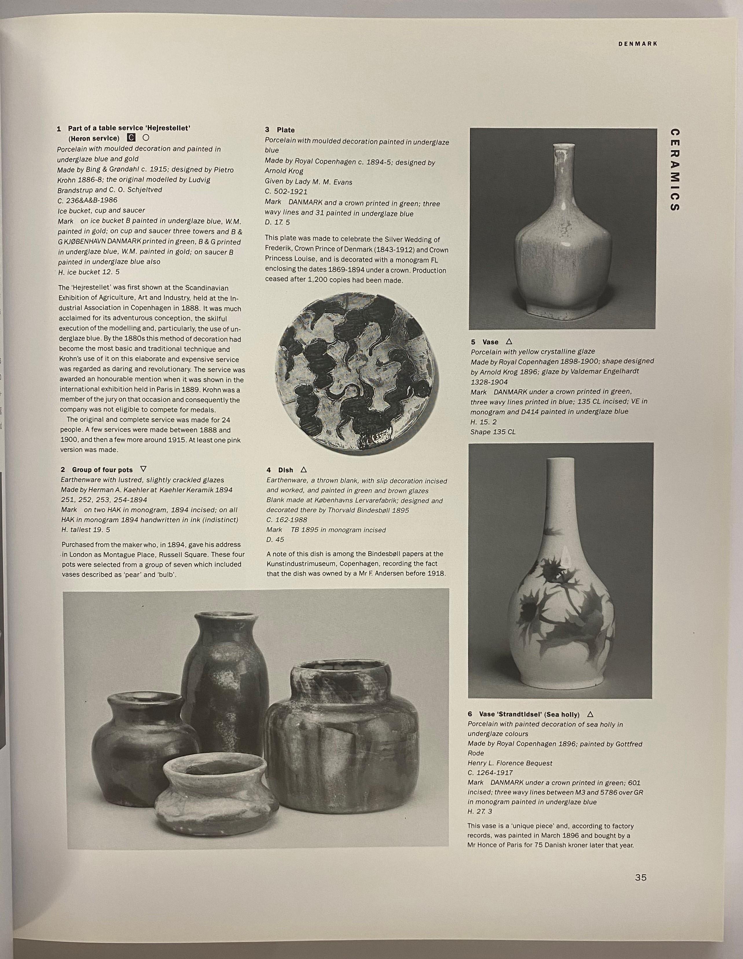 20th Century Scandinavian Ceramics & Glass in the Twentieth Century (Book) For Sale